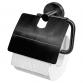 Kosmos toiletpapirholder m/lg - Brstet gunmetal