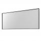 Sanibell Basicline spejl m/mat sort ramme - 140 cm