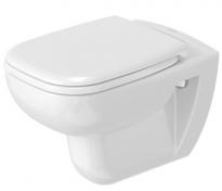 Duravit D-code rimless væghængt toilet m/HygieneGlaze