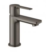 Grohe Lineare New hndvaskarmatur m/push open bundventil - Brstet hard graphite