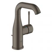 Grohe Essence New M hndvaskarmatur m/bundventil - Brstet hard graphite