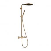 hansgrohe Pulsify S Puro 260 Showerpipe 1jet m/EcoSmart og Ecostat Fine - Brstet bronze