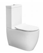Lavabo Glomp rimless gulvstende toilet m/soft close sde - Hvid