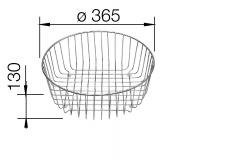 Blanco Opvaskekurv RONDOSOL 365