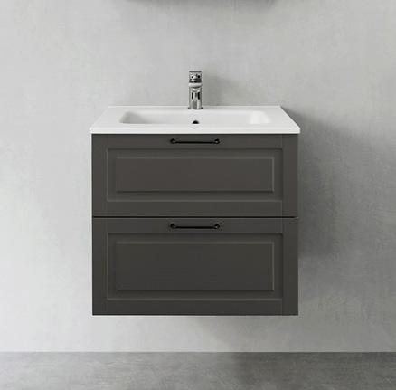 Hafa Grace Compact 60 underskab - Antracit rammefront Hafa Grace Compact 60 underskab - Antracit rammefront