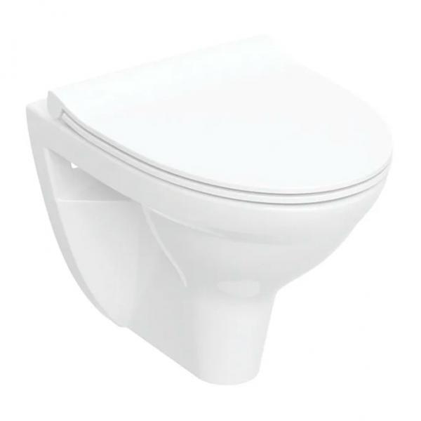 Ifö Spira Classic Rimless væghængt toilet m/sæde og Ifö Clean