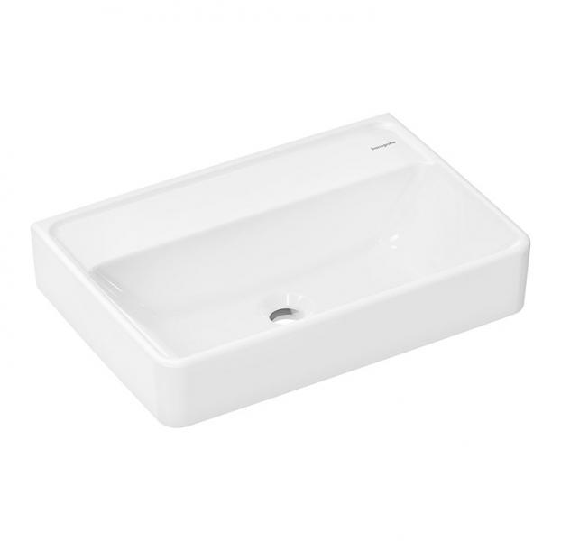 hansgrohe Xanuia Q 55 kompakt håndvask t/væg - Uden overløb - Uden hanehul