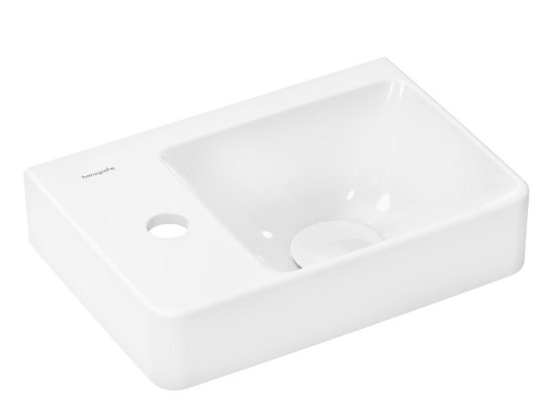 hansgrohe Xelu Q 36 mini håndvask t/væg - Hanehul til venstre - SmartClean