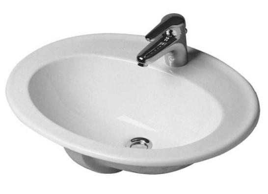 Duravit Duraplus vask t/nedfældning 62 cm