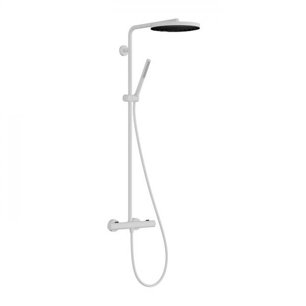 hansgrohe Pulsify S Puro 260 Showerpipe 1jet m/EcoSmart og Ecostat Fine - Mat hvid