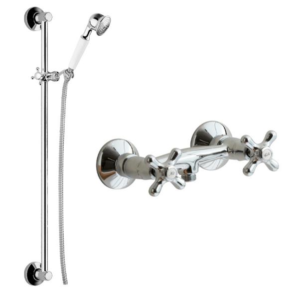 Lavabo Retro komplet brusesystem - Krom