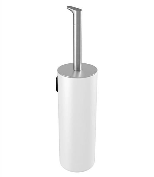 Pressalit Style toiletbørste t/væg eller gulv - Børstet stål/hvid