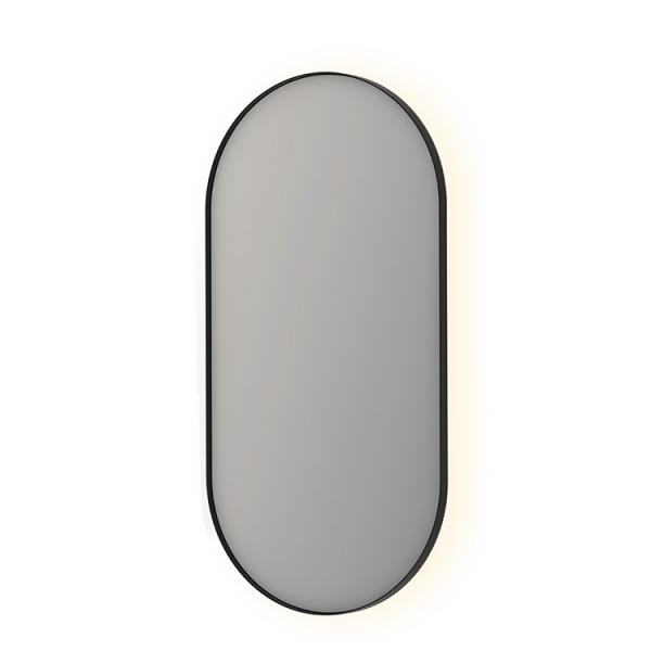 Sanibell Ink SP21 ovalt spejl m/backlight, varme og sensor 60 x 120 - Børstet gunmetal