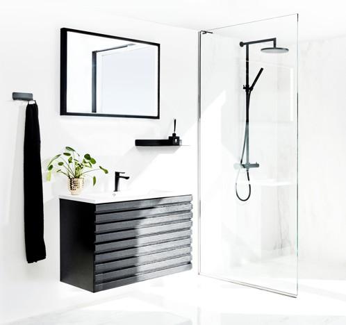 Cassøe Class 100 møbelsæt - Sortbejdset eg m/lameller Cassøe Class 100 møbelsæt - Sortbejdset eg m/lameller