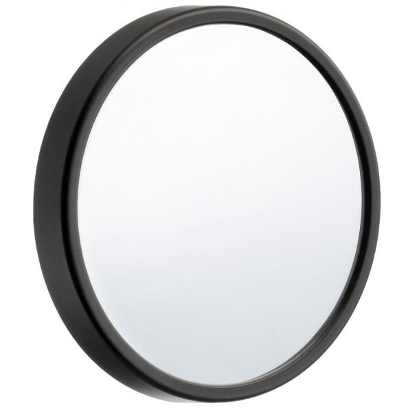 Smedbo Outline Lite kosmetikspejl med sugekop og 12x forstørrelse - Sort