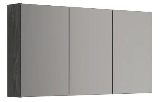 Dansani Mido+ Select 120 spejlskab - Pine grey - Tre låger