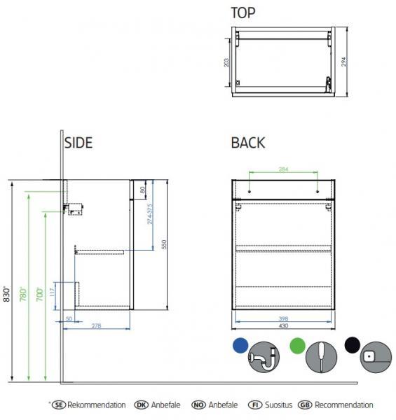 Outlet - Hafa Go underskab 450 - Hvid