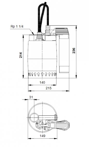 Grundfos UNILIFT KP dykpumpe 150 AV-1