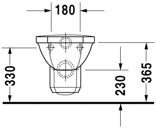 Duravit 1930 væghængt toilet - Wondergliss