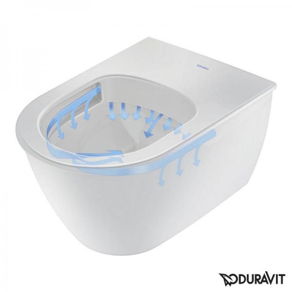 Duravit Darling New Rimless hængeskål til sensowash sæde