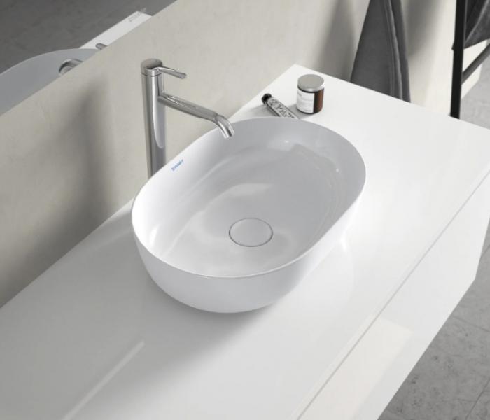 Duravit Luv 60 fritstående bowlevask - Uden hanehul - Wondergliss