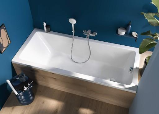 Duravit No.1 badekar t/indbygning - 160 x 70 - 1 ryglæn