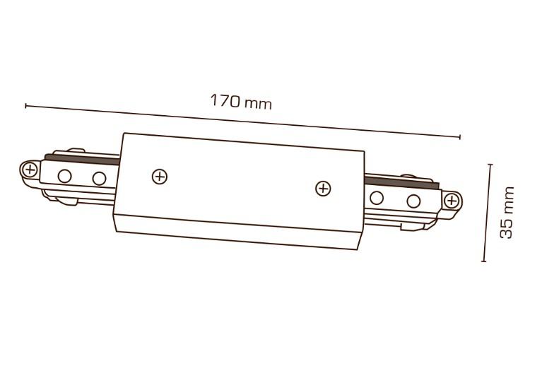 Scan Products Mita 1F midtertilslutning - Hvid