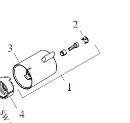 Hansgrohe afdækningskappe krom