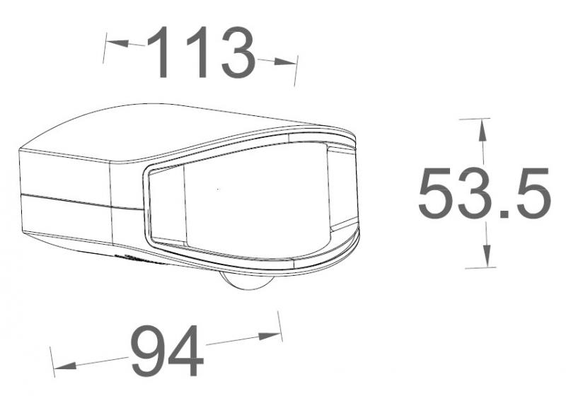 Lutec Security Torus sensor til udendørslampe