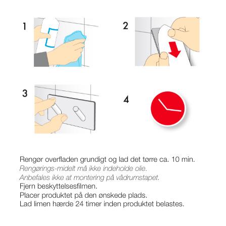 Beslagsboden selvklæbende håndklædekrog m/tap - Rund - Krom