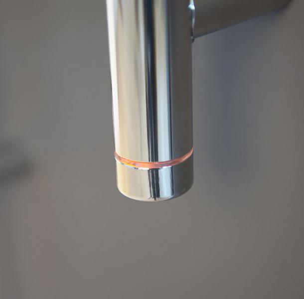 Kriss Polaris håndklædetørrer - 50x120 cm - Poleret rustfrit stål