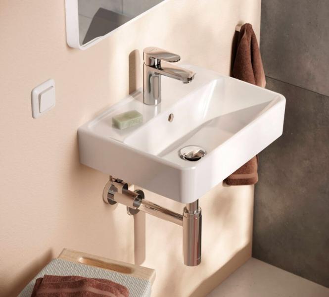 hansgrohe Xanuia Q 45 kompakt håndvask t/væg - 1 hanehul