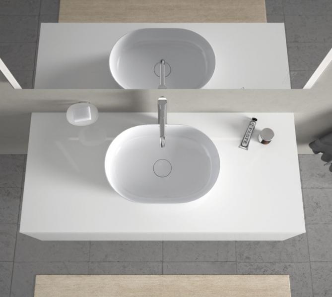 Duravit Luv 60 fritstående bowlevask - Uden hanehul - Wondergliss