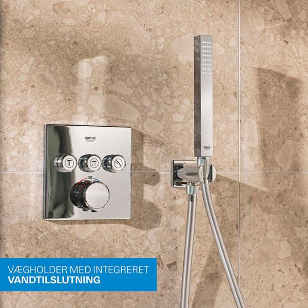 Grohe Precision SmartControl 310 komplet indbygget brusesystem m/SmartActive hovedbruser - Krom