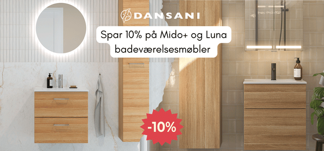 Spar 10% på Dansani Mido+ og Dansani Luna