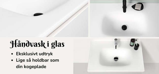 Smuk håndvask i glas