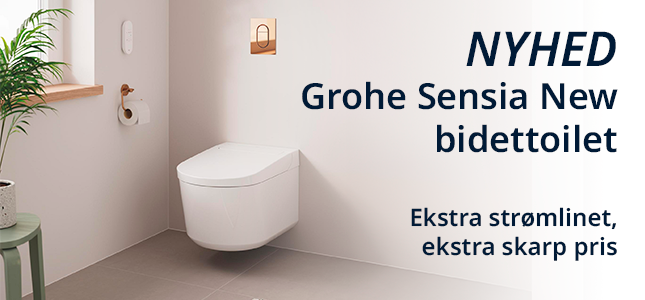 Nyhed fra Grohe: Bidettoilet Sensia new